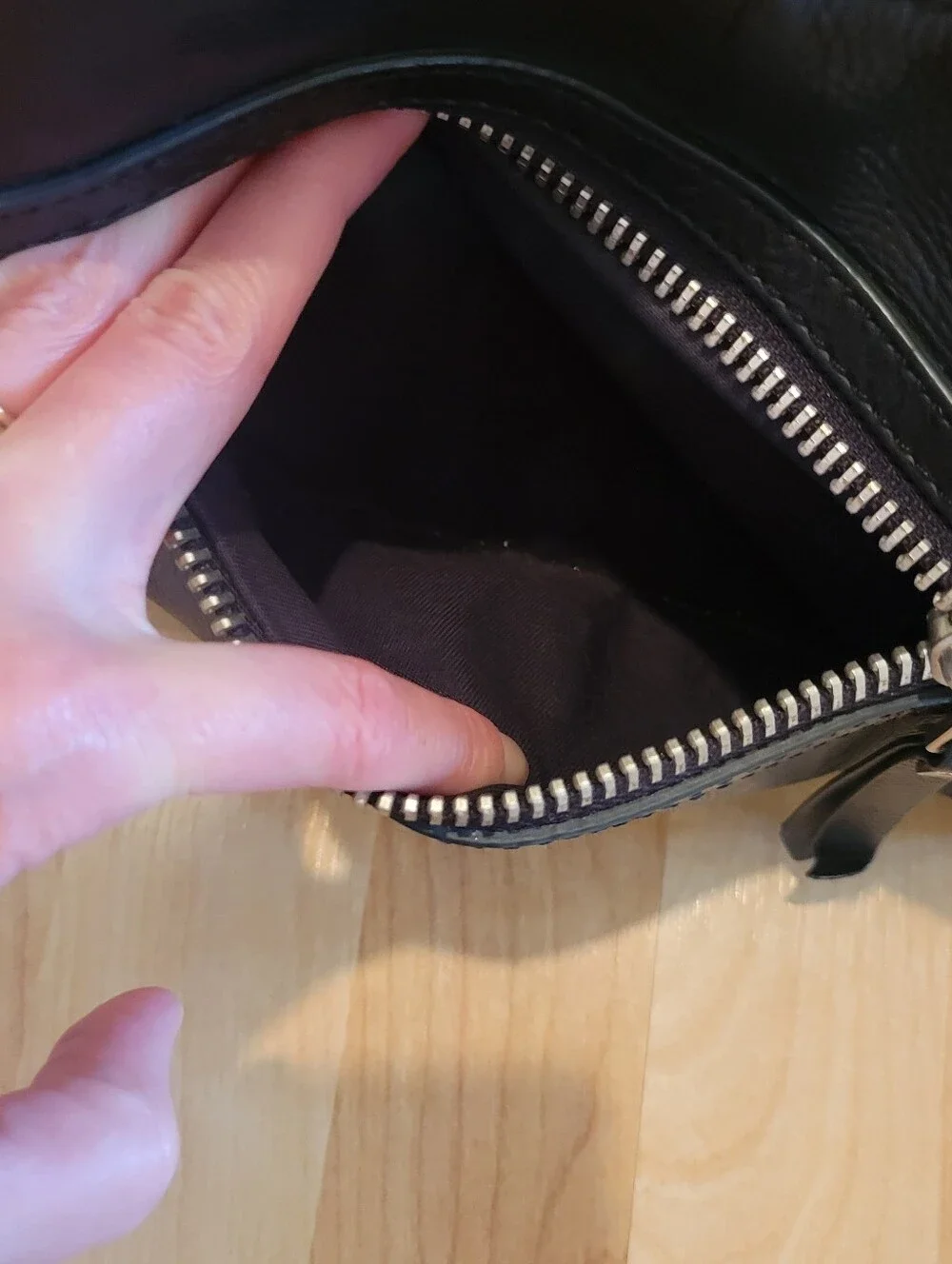 Fossil Dawson Crossbody Black Pebbled Leather Shoulder Bag Cowhide